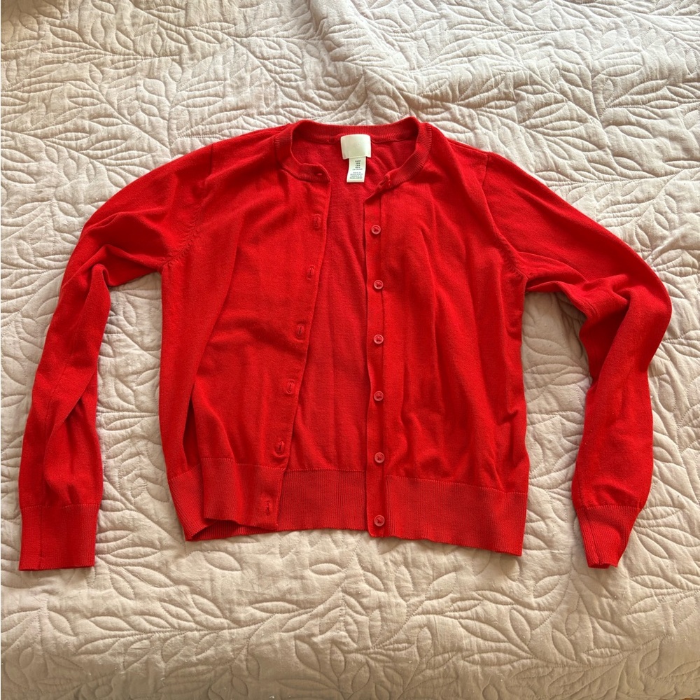 H&M Vibrant Red Women's Cardigan